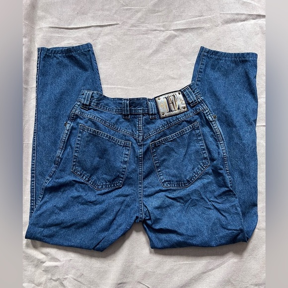 Vintage Escada Blue Wash Denim Jeans Size 40​ - Picture 6 of 7